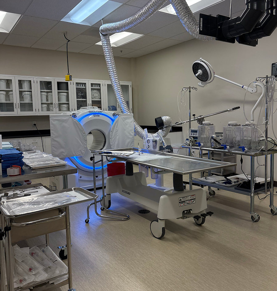 An image of the Sparks Brain Preservation operating room.
